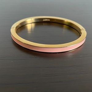 J Crew Pink/Gold Bangle